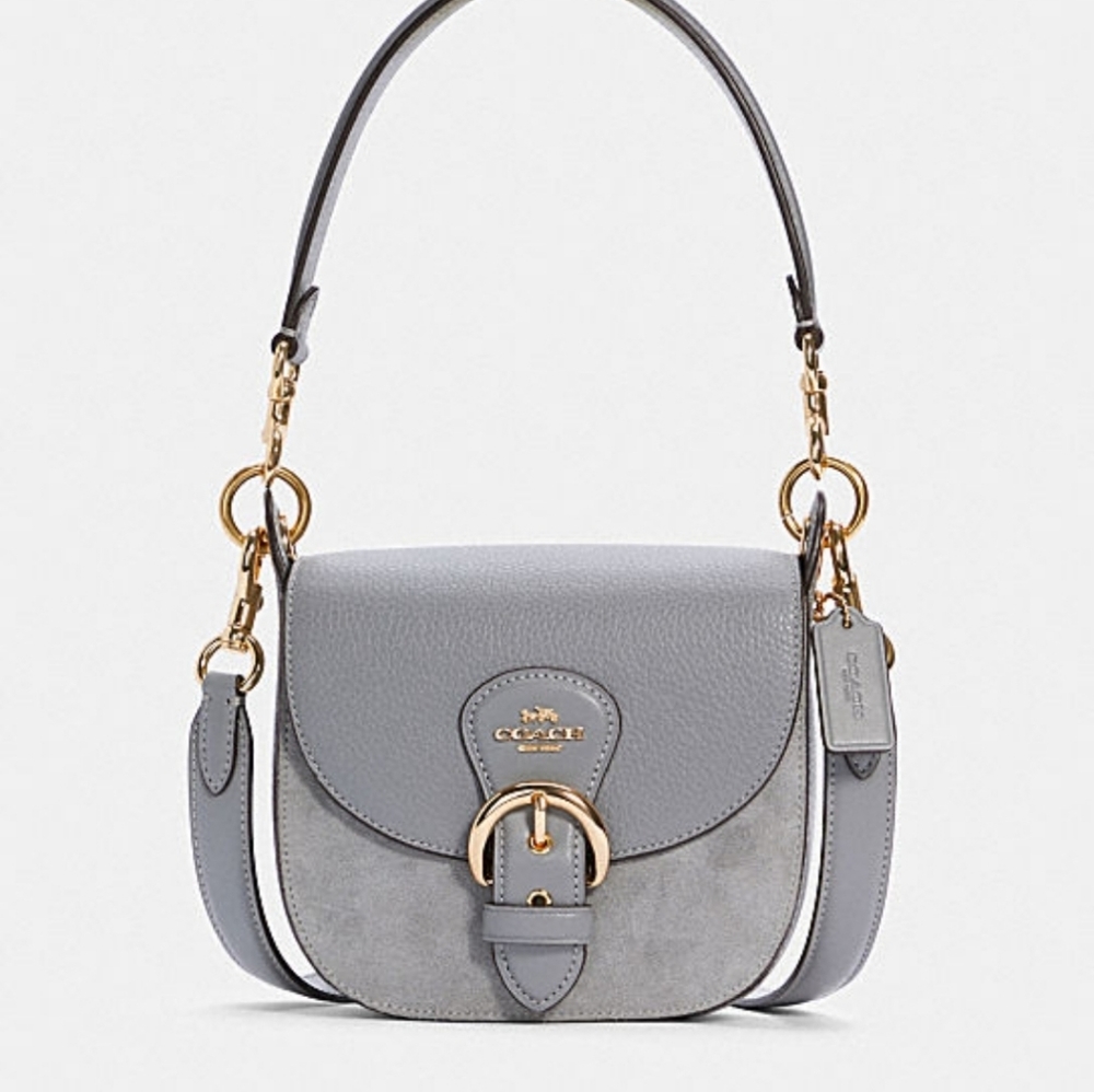 Coach leather shoulder bag